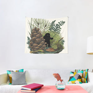 Tiny Sasquatch Tapestry