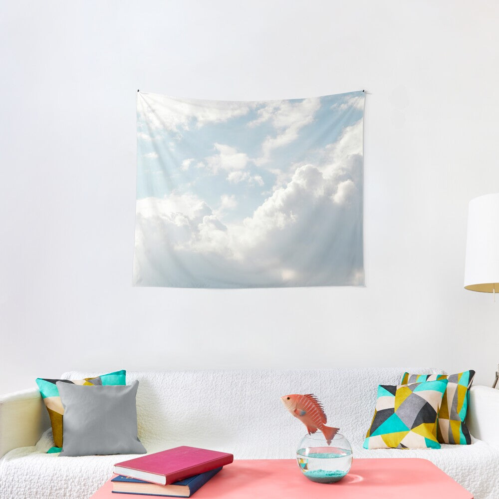 White clouds Tapestry